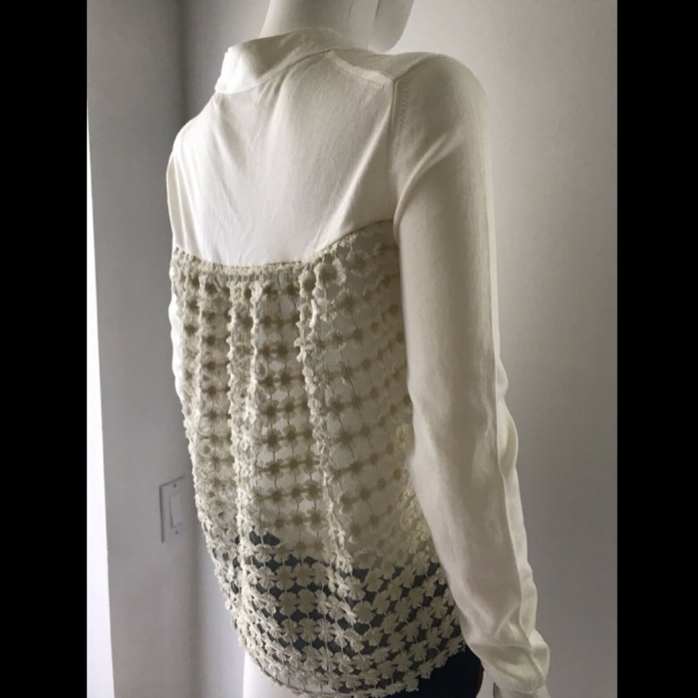Aquilano Rimondi Women's Cardigan Sweater Ivory 40 - Picture 11 of 12